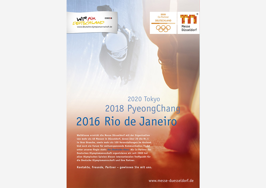Anzeige Messe Düsseldorf - DERTOUR Rio 2016