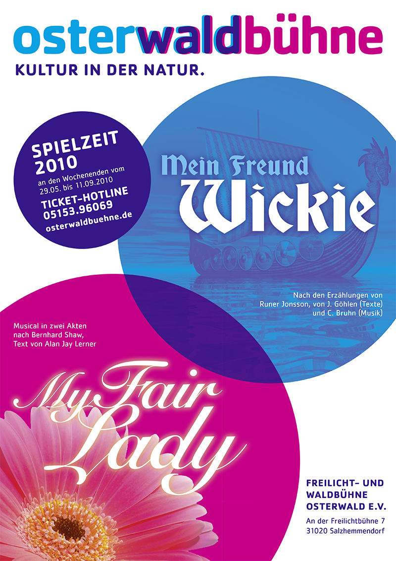 Osterwaldbühne - Mein Freund Wickie/ My fair Lady Plakat