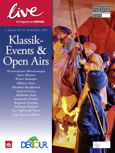 DERTOUR live Katalog - die schönsten Klassik Events und Open Airs 2015