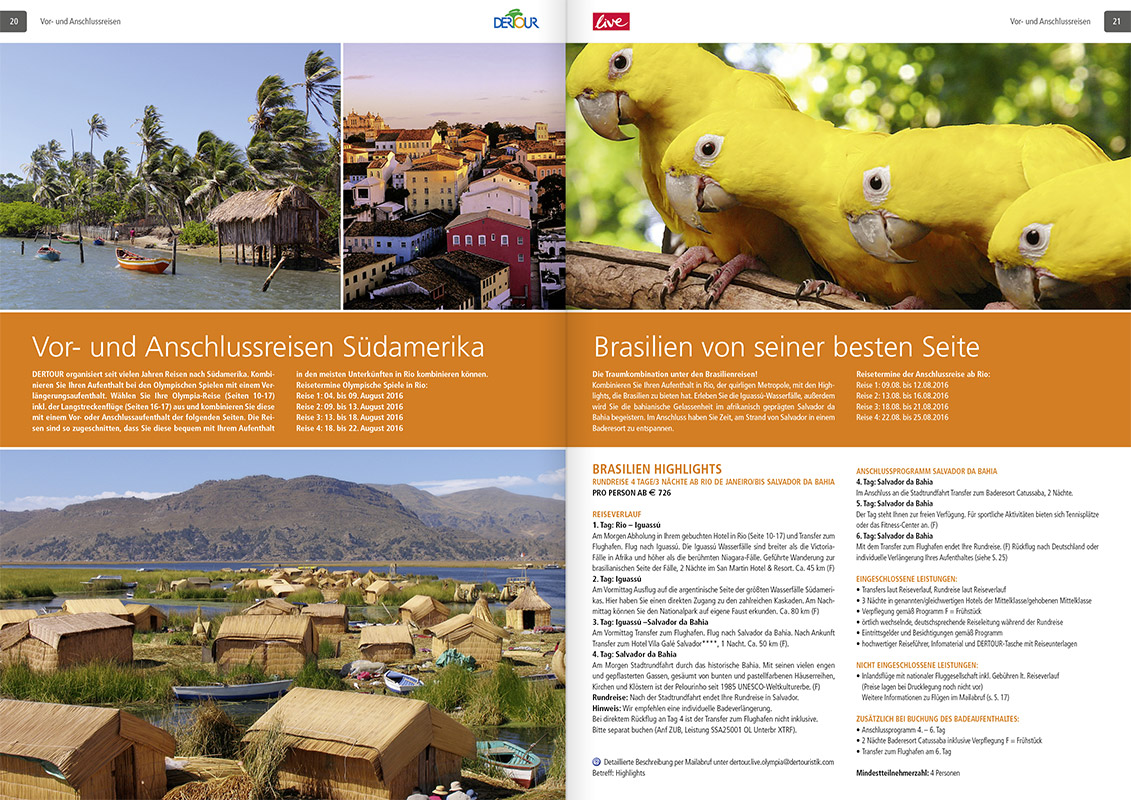 DERTOUR live Katalog 2016 - Rio de Janeiro