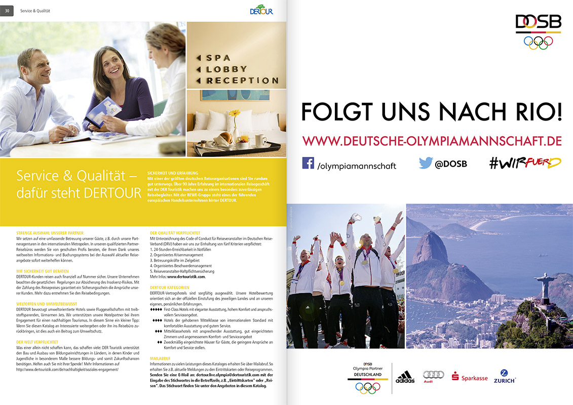 DERTOUR live Katalog 2016 - Rio de Janeiro