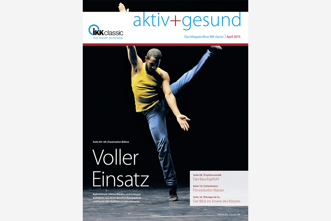 Mitglieder Magazin IKK Classic: Aktiv + Gesund