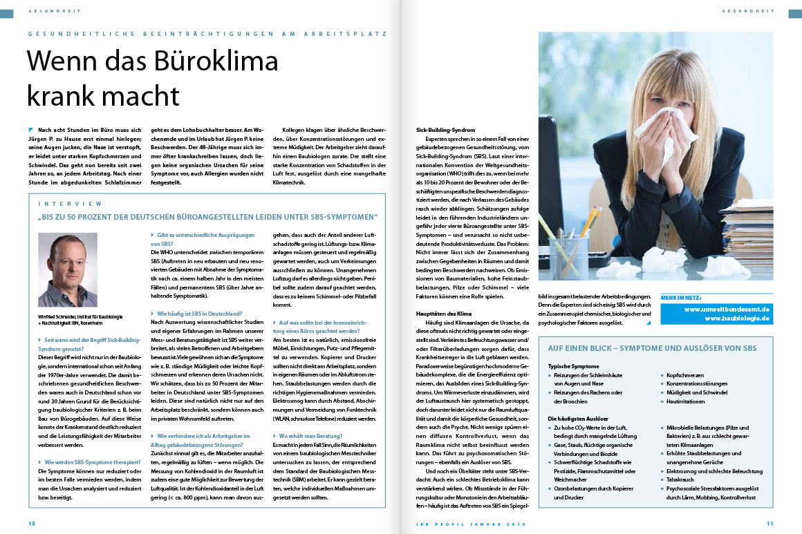 Mitgliedermagazin (Personalbereich und Arbeitgeber) - IKK Classic Profil