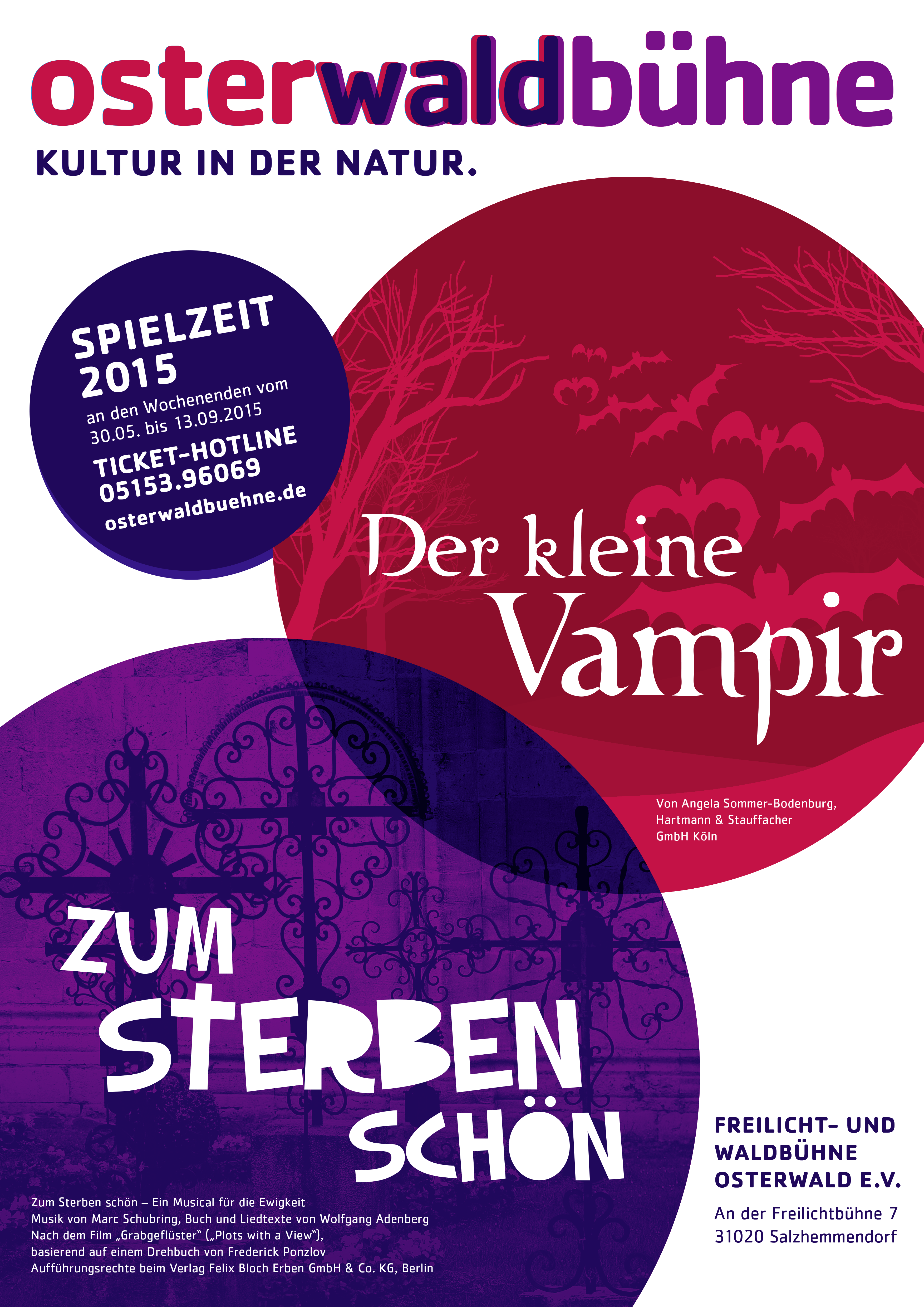 Osterwaldbühne - der kleine Vampir Plakat