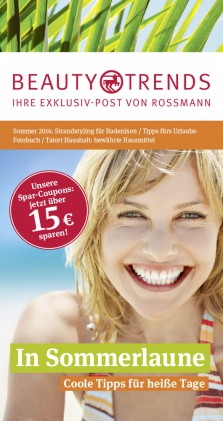 Rossmann Beauty and Trends Titel Sommer 2014
