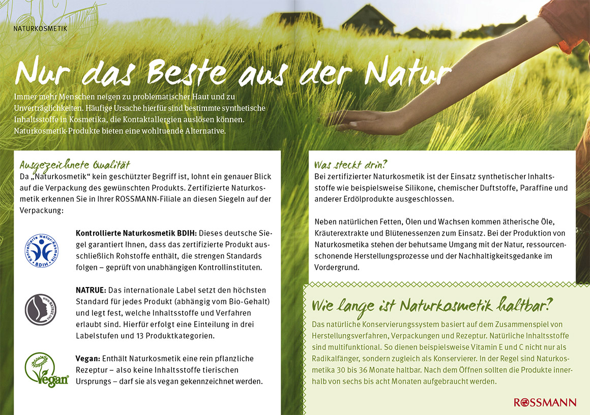 Regalflyer Rossmann: natürlich schön