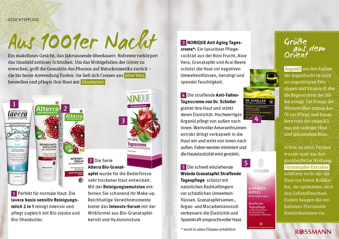 Regalflyer Rossmann: natürlich schön
