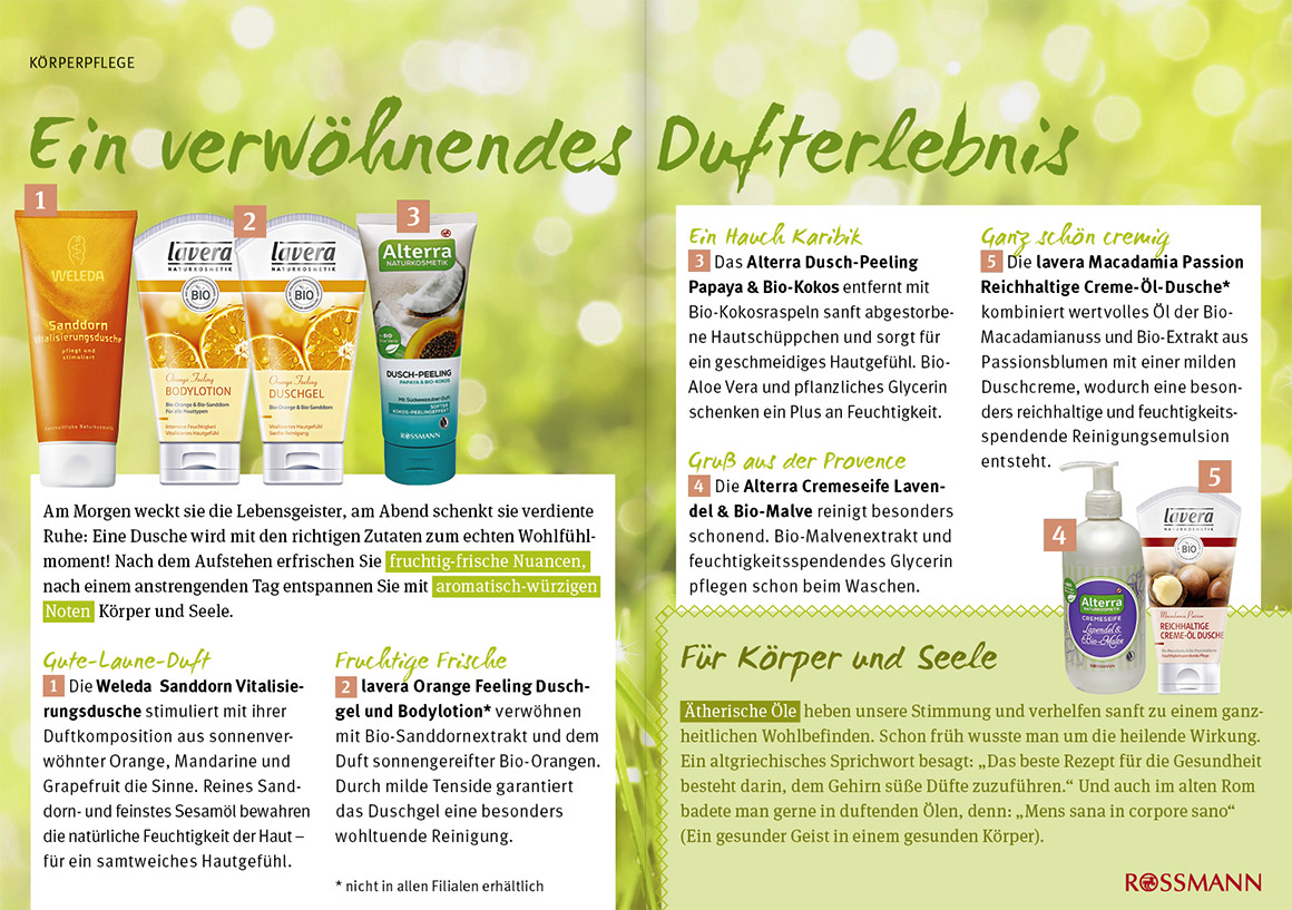 Regalflyer Rossmann: natürlich schön