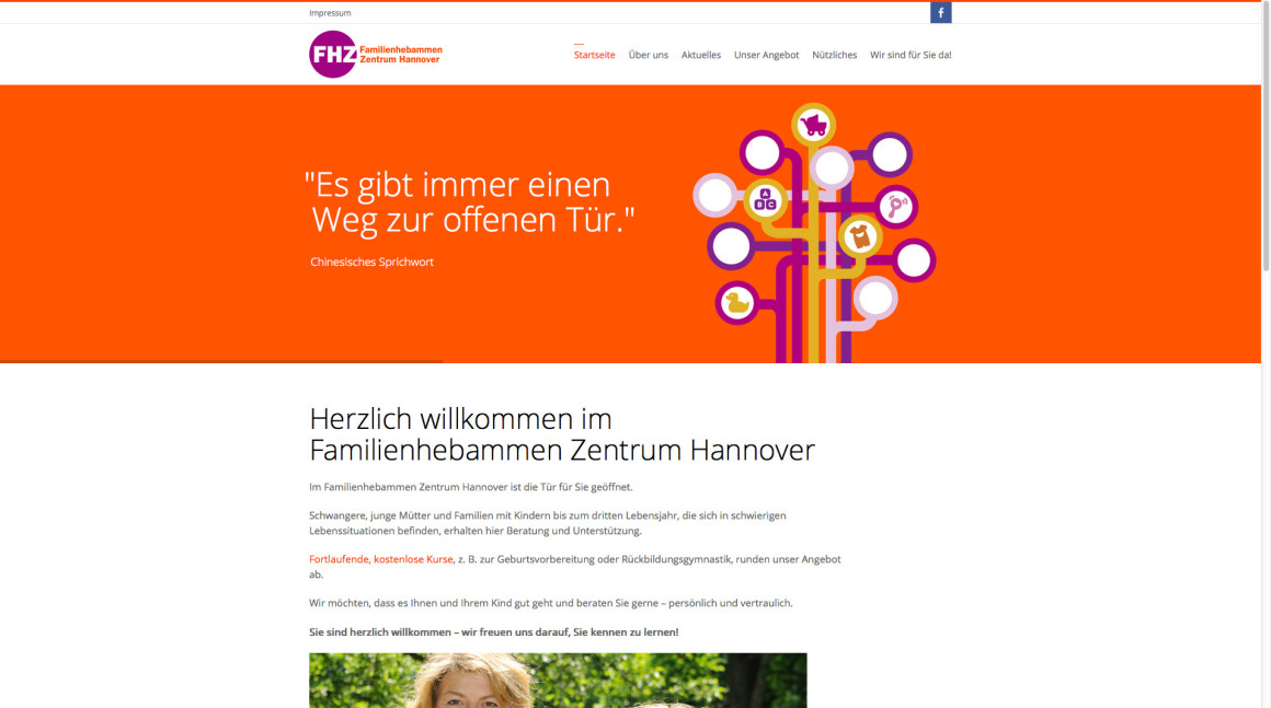 Familienhebammen Zentrum Hannover - Website