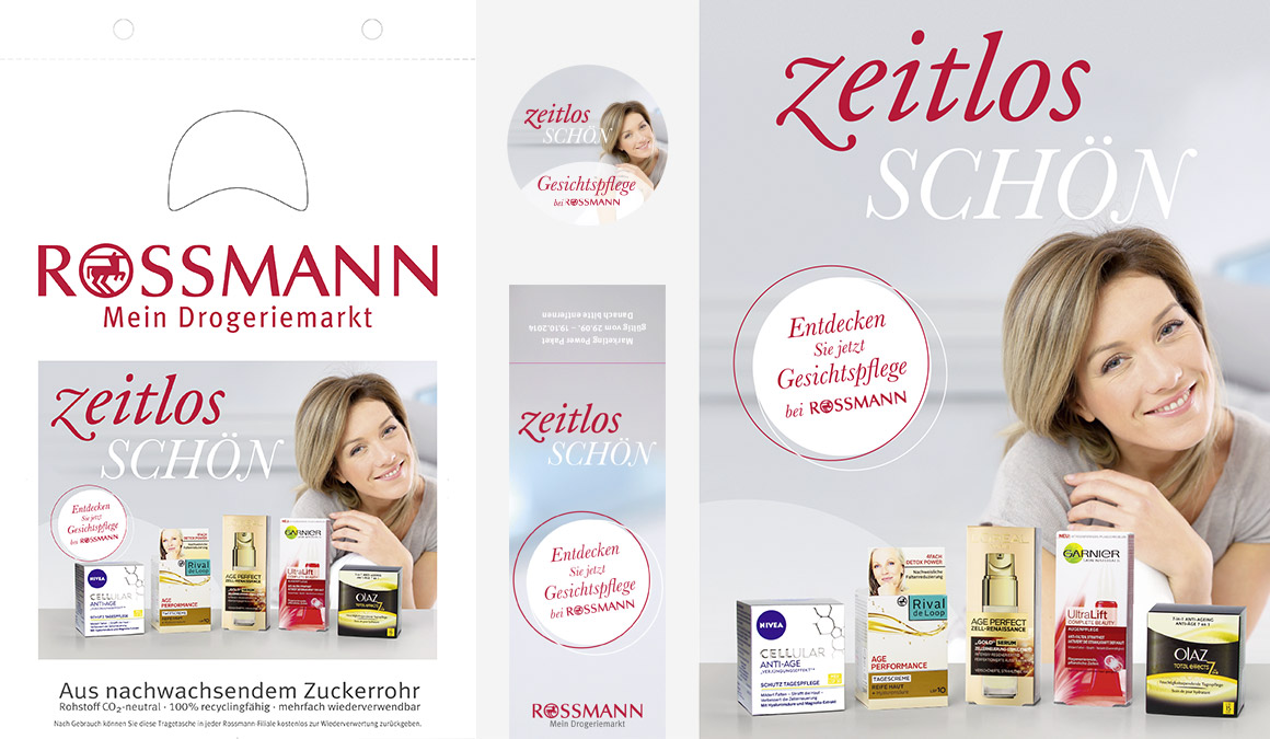 zeitlos schön - Regalflyer Rossmann