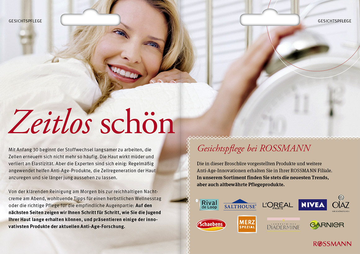 zeitlos schön- Regalflyer Rossmann