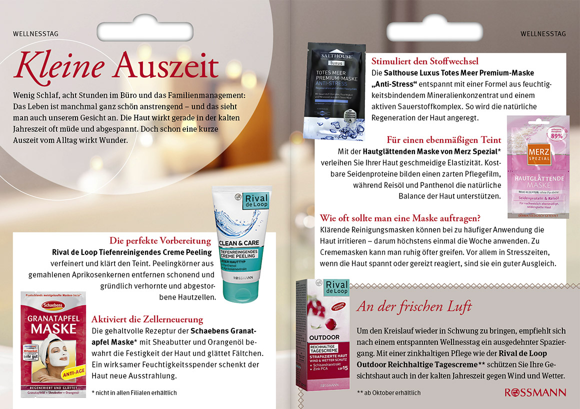 Kleine Auszeit - Regalflyer Rossmann