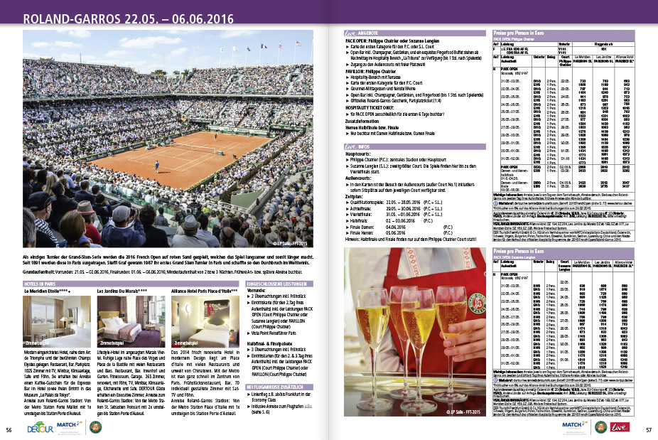 DERTOUR live Katalog Tennis-Reisen
