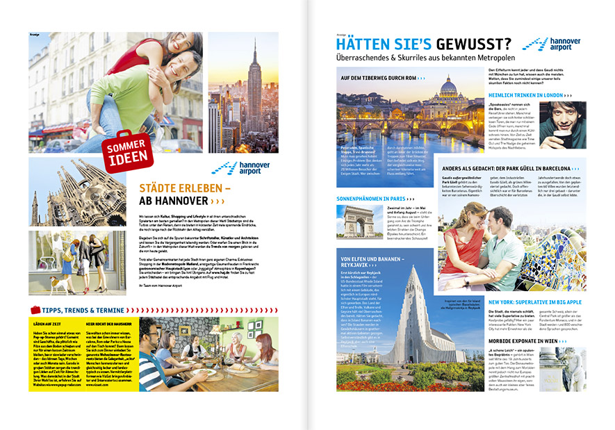 HAZ-Verlagsbeilage des Hannover Airport - Seite 2/3