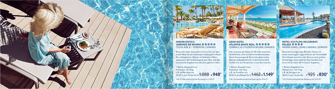 erste Angebotsseite: Teneriffa, Fuerteventura, Gran Canaria